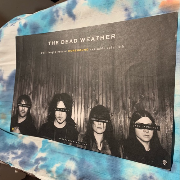 The Dead Weather Horehounds 11x16 Promotional Poster Third Man Records 2009 🎸🤘 - Picture 13 of 13